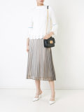 bell sleeve ribbed jumper