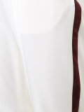 striped trim pants 