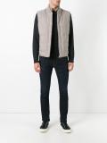 buttoned padded gilet