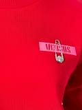 chest pin sweatshirt