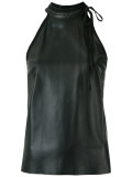 leather top