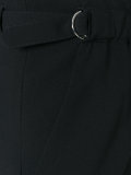 elasticated hem cropped trousers