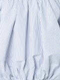 off-shoulders striped blouse