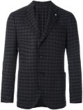 checked blazer