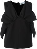 ruffled detail tank