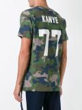 camouflage print T-shirt
