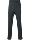 slim-fit tailored trousers