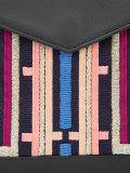 embroidered envelope clutch