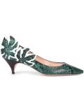 snakeskin effect pumps