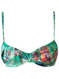 abstract print bikini top