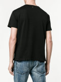 eyelet embellished T-shirt