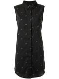 printed shirt dress