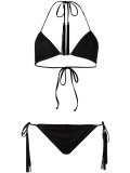 embossed zig zag bikini 