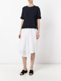 ruched trim T-shirt 
