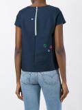 eyelets appliqué T-shirt