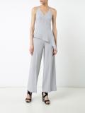 pleated trim top