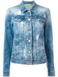 distressed denim jacket