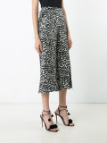 leopard print cropped pants 
