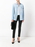 quilted effect casual shirt