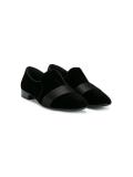 satin band loafers