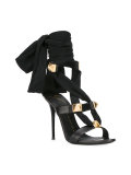 ribbon stiletto sandals 