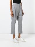 high waisted cropped pants 