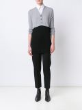 contrast long cardigan