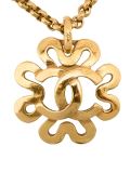 squiggle logo necklace