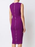 perforated bodycon dress