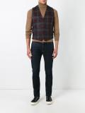 plaid waistcoat