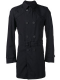 slim-fit trench coat
