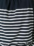 striped cold shoulder top