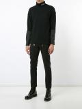 Hybrid turtleneck sweater