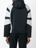 contrast hoodie 