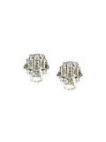 stone embellished earrings