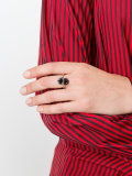 cut glass embellished ring