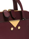 double handles zipped tote