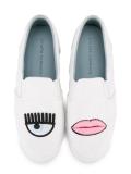 glitter slip-on sneakers