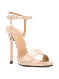 buckled stiletto sandals