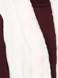 fur trim knit vest