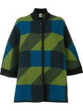 geometric pattern coat 