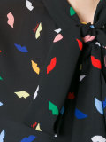 printed sleeveless blouse 