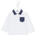 anchor print polo shirt 
