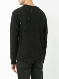 distressed sweatshirt