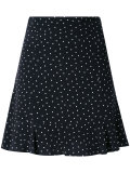 polka dot mini skirt 