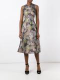 sleeveless jacquard dress 