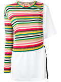 striped knitted T-shirt
