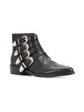 buckled boots