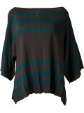 crepe boat neck top