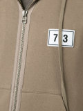 kangaroo pockets zipped hoodie